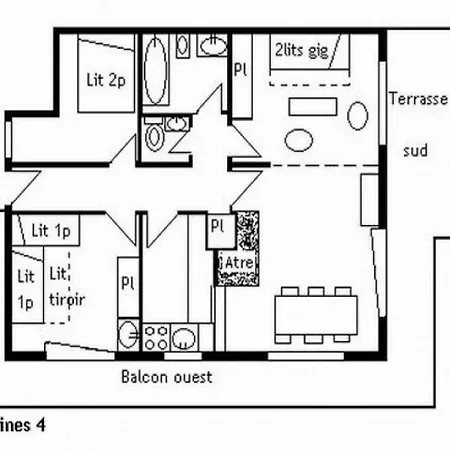 Les Clarines 2 Apartment *